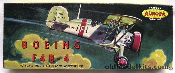 Aurora 1/48 Boeing F4B-4 - (F4B4), 122-79 plastic model kit